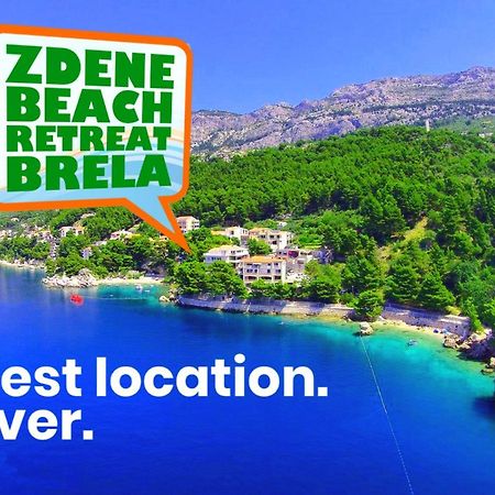Ferienwohnung Zdene Beach Retreat Brela Exterior foto