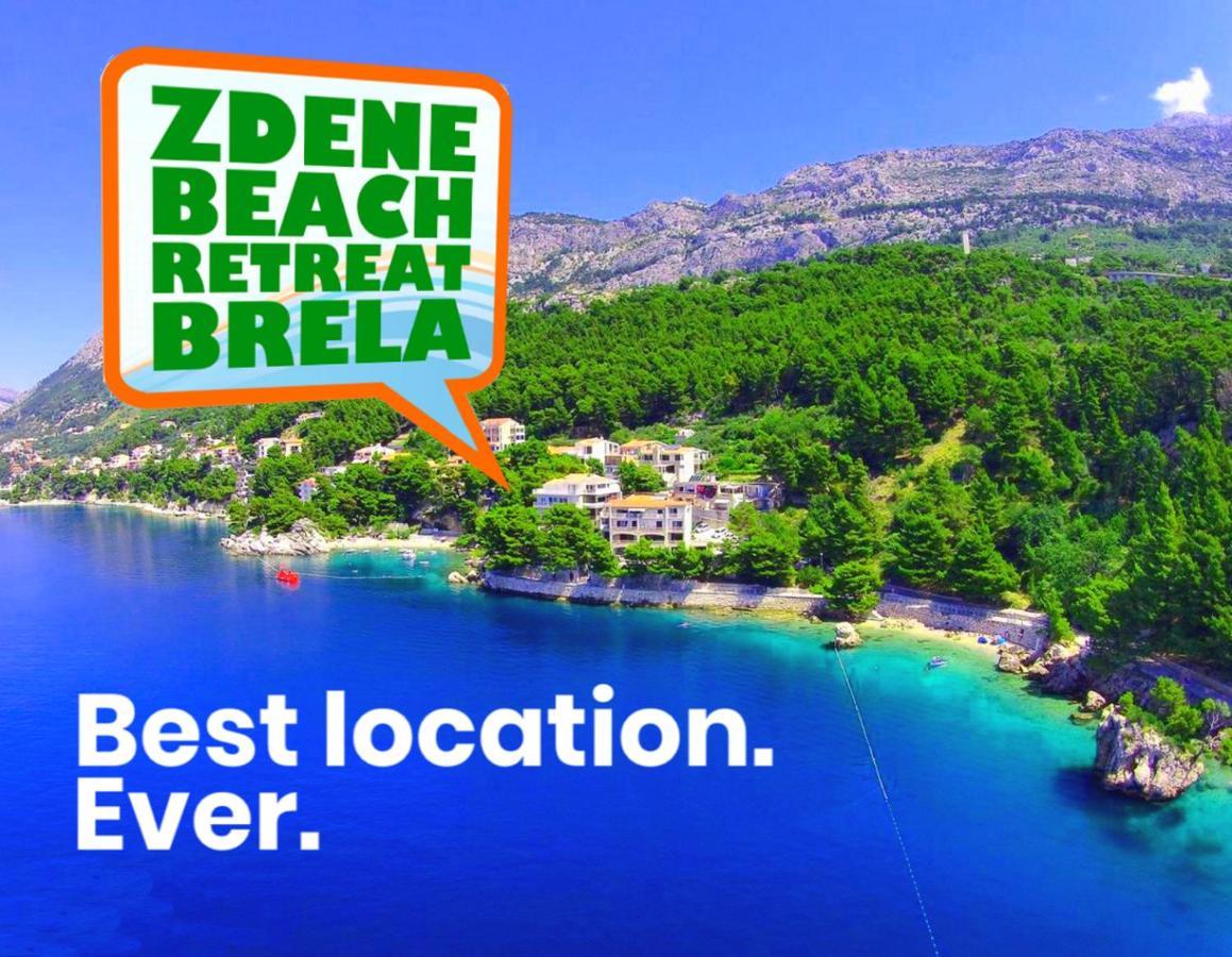 Ferienwohnung Zdene Beach Retreat Brela Exterior foto